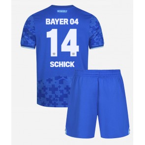 Bayer Leverkusen Patrik Schick #14 Tredje trøje Børn 2025-26 Kort ærmer (+ korte bukser)